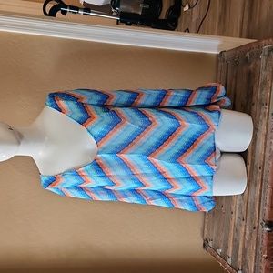 Chevron Patterned Blouse #218